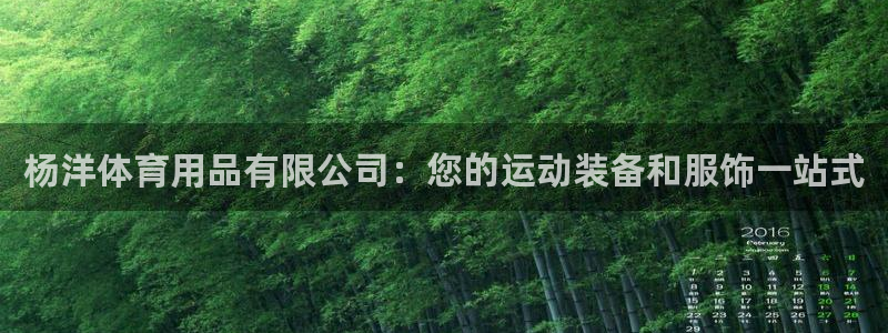 欧陆娱乐怎么注册账号：杨洋体育用品有限公司：您的运动