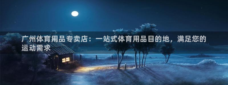 欧陆软件官网：广州体育用品专卖店：一站式体育用品目的