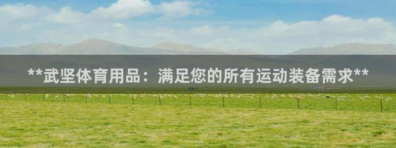 欧陆娱乐能赚钱吗现在：**武坚体育用品：满足您的所有