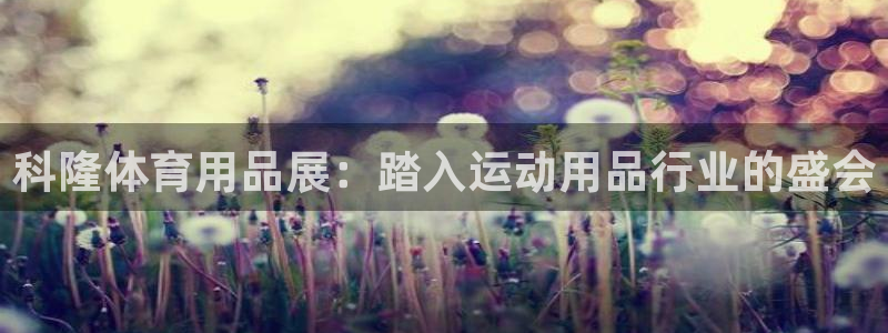 欧陆娱乐提现两百万：科隆体育用品展：踏入运动用品行业