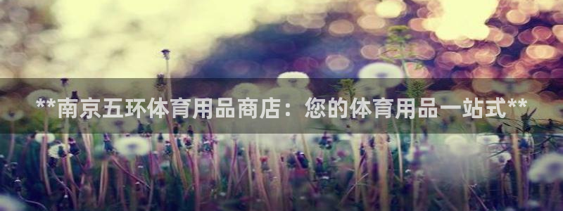 欧陆娱乐平台登陆地址在哪：**南京五环体育用品商店：