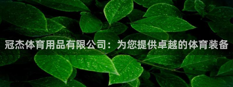 欧陆娱乐平台毕 (q—43314) 旨：冠杰体育用品