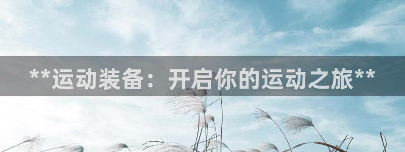 欧陆娱乐平台官网下载：**运动装备：开启你的运动之旅