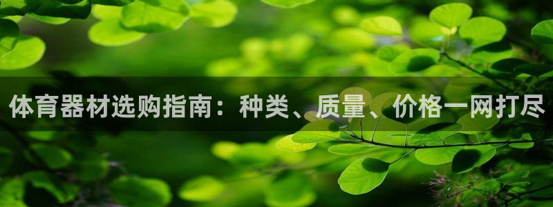 欧陆娱乐群里怎么进：体育器材选购指南：种类、质量、价