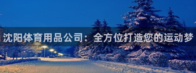 欧陆娱乐怎么注册会员账号：沈阳体育用品公司：全方位打