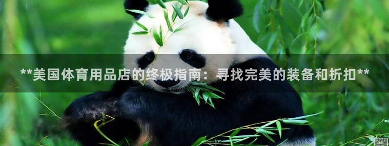 欧陆娱乐登录平台下载：**美国体育用品店的终极指南：