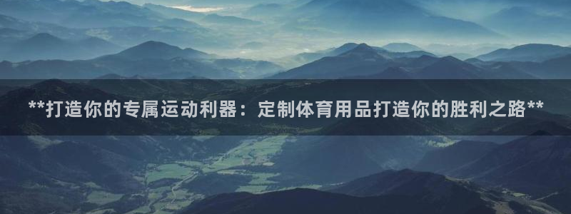 欧陆娱乐公司产品介绍：**打造你的专属运动利器：定制
