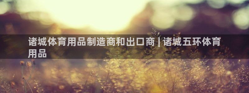 欧陆娱乐测试网站：诸城体育用品制造商和出口商 | 诸