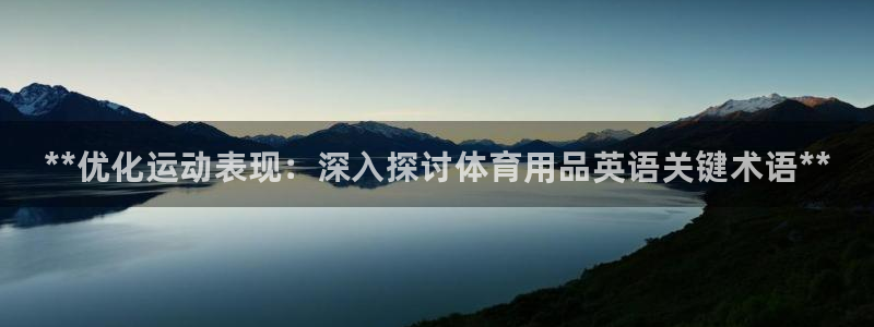 欧陆娱乐官网首页入口：**优化运动表现：深入探讨体育用品英语